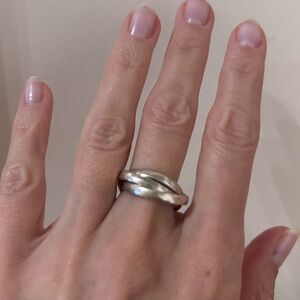 Sterling Silver Ring, 3 rings